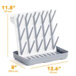 SpaceAid Abtropfgestell für Babyflaschen mit 20 Haken – Platzsparender Organizer – Bild 2
