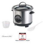 Rosenstein & Söhne Reiskocher 0,6 L – Edelstahl Mini Kocher mit Warmhaltefunktion – Bild 3