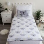 Koala Babybettwäsche 100x135 cm – Wendbar aus 100% Baumwolle für Neugeborene – Bild 3