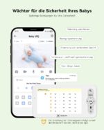 COCOCAM Baby 10Q 2K 4MP Babyphone mit 5 Zoll Display – KI-Sicherheit & Nachtsicht – Bild 7