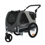 DOGGYHUT® Premium M Hundeanhänger 2-in-1 – Fahrradanhänger & Jogger für Hunde bis 23 kg – Bild 8