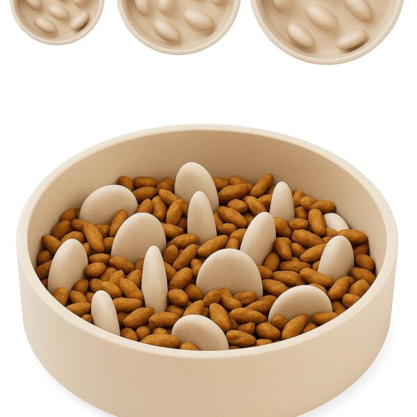 Flamingo Slow Feeder Greni 410ml – Anti-Schling Napf für kleine Hunde & Katzen