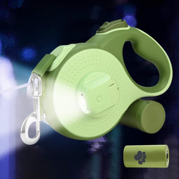 CECOMBINE 8m Hundeleine mit LED-Licht – Rollleine für Hunde bis 50 kg
