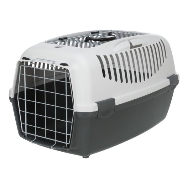 TRIXIE Capri III Open Top Transportbox 40×38×61 cm – Sichere Haustierbox für Hunde & Katzen