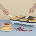 Wëasy Crêpes Maker Party GOO60 – Profi-Pfannkuchenbäcker für 6 Portionen gleichzeitig – Bild 7
