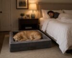 Upvilla Orthopädisches Hundebett XL – Waschbares Hundesofa mit Eierförmigem Wellenschaum – Bild 9
