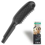 hansgrohe DogShower – Hundedusche mit 3 Strahlarten & Streichelnoppen, Mattschwarz