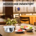 Amosfun Edelstahl Innentopf 1 Liter – Universeller Ersatztopf für Reiskocher – Bild 5