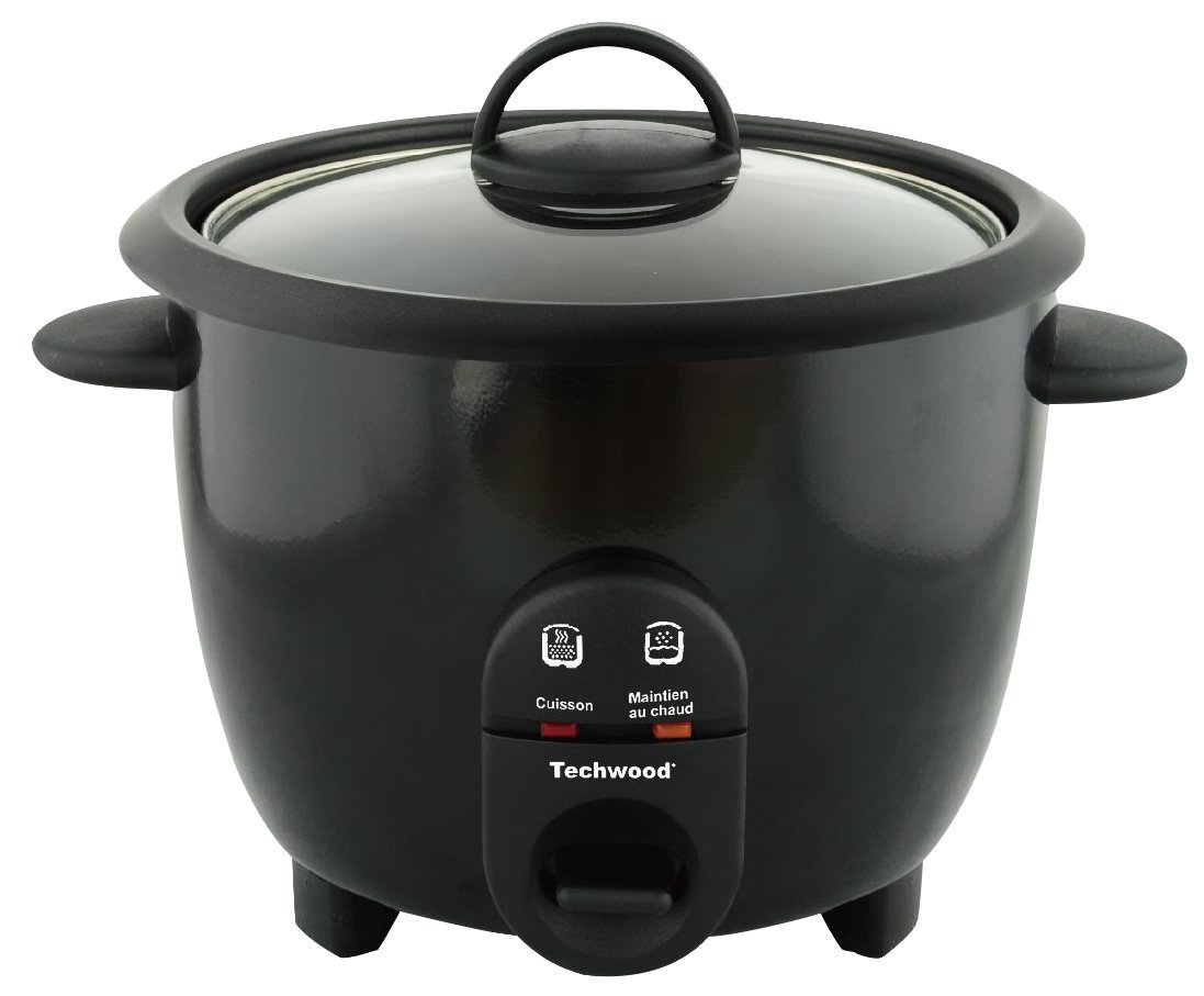 Techwood TCR-106 Reiskocher 1L – Kompakte Warmhaltefunktion für perfekt gekochten Reis