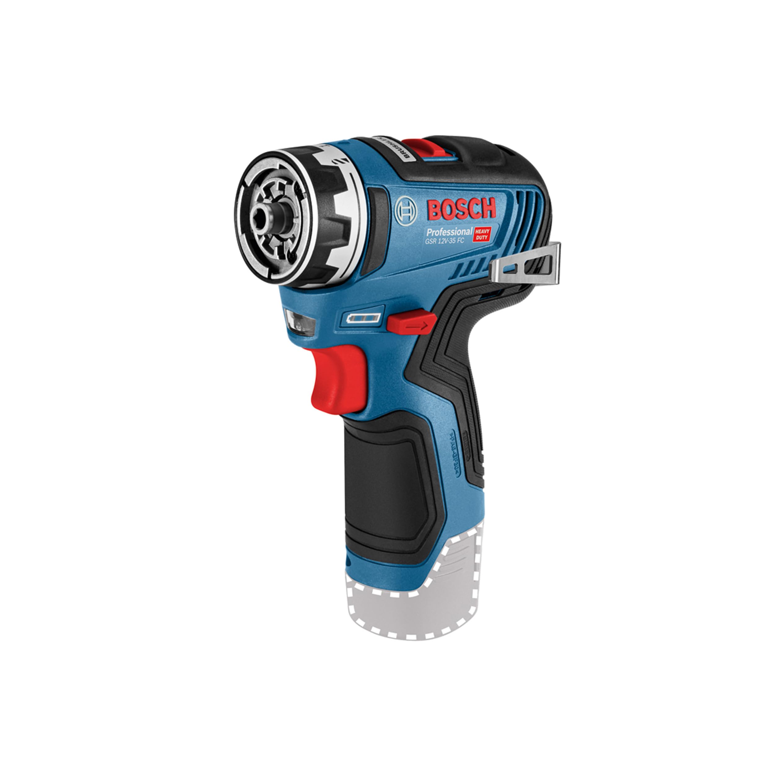 Bosch Professional GSR 12V-35 FC – Akku-Bohrschrauber mit FlexiClick System
