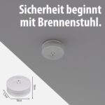Brennenstuhl Rauchmelder Set 6er RM C 9010 – EN 14604 zertifiziert mit Batterien – Bild 2