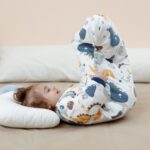 MIKAFEN Baby Schlafsack Winter 3,5 Tog 78-90cm – 100% Baumwolle mit abnehmbaren Ärmeln – Bild 9