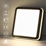 OPPEARL LED Deckenleuchte 18W mit Bewegungsmelder – IP54 Wasserfest für Flur & Bad – Bild 5