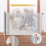 Start and Drive Babygitter 87–130 cm – Ausziehbares Treppenschutzgitter für Babys & Haustiere – Bild 8