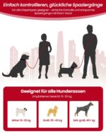 WANFIRE 2-in-1 Freihandleine mit Auto-Sicherheitsgurt – 1,8-2,8 m für grosse Hunde – Bild 5