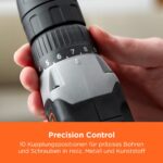 BLACK+DECKER 18V Akku-Bohrschrauber BCD001C1-QW – 37 Nm für Heimwerker – Bild 3