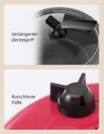 Eamoment 1L Reiskocher mit Dampfgarer – Antihaft-Reiskocher für 1–5 Personen – Bild 6