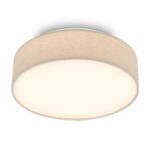 BRILONER LED Deckenlampe 30 cm mit Stoffschirm – Warmweiss für Wohn- & Schlafzimmer