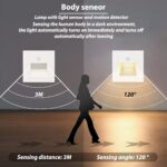 Lam(MS)pen LED Treppenlicht mit Bewegungsmelder 3000K 1.5W 4er-Set – Warmweiss Wandeinbauleuchte für Innen – Bild 2