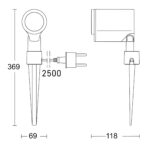 Steinel Spot Garden LED Bodenstrahler anthrazit – 620 lm Gartenstrahler mit Erdspieß – Bild 9