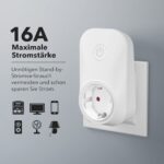 HBN Funksteckdosen Set 5er mit 2 Fernbedienungen – 3680W Funk-Fernsteuerung bis 30m – Bild 4