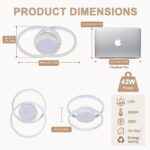 Comely LED Deckenleuchte 42W 4800LM Ø40cm Warmweiss – Energieeffiziente Designleuchte – Bild 13