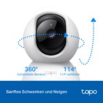 Tapo C200 360° WLAN-Überwachungskamera – 1080P Innenbereich mit Nachtsicht & Zwei-Wege-Audio – Bild 4
