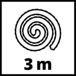 Einhell Saugschlauch Premium 3 m – Nass-Trockensauger Zubehör Ø 36 mm – Bild 3