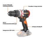 WORX Nitro WX354.9 Akku-Schlagbohrhammer 20V – Bürstenloser Motor mit 60 Nm – Bild 7