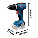 Bosch Professional GSB 18V-65 Akku-Schlagbohrschrauber – 65 Nm Drehmoment für Profis – Bild 2