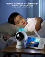 COCOCAM Baby 10Q 2K 4MP Babyphone mit 5 Zoll Display – KI-Sicherheit & Nachtsicht – Bild 8
