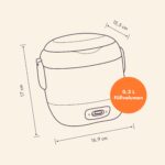 Reishunger Mini Reiskocher 0,3L – Keramikbeschichtung für 1-2 Portionen – Bild 3
