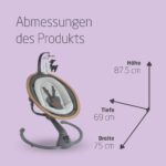 Maxi-Cosi Cassia Elektrische Babywippe – Automatische Bewegungserkennung & 360°-Drehsitz – Bild 3