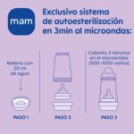 MAM Easy Start Anti-Kolik-Flasche 160 ml mit SkinSoft-Silikonaufsatz – für Neugeborene ab 0 Monaten – Bild 5