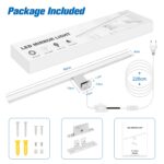 NIORSUN LED Spiegelleuchte 60cm 15W – Zweifarbige Temperatur IP44 Wasserdicht für Badezimmer – Bild 4