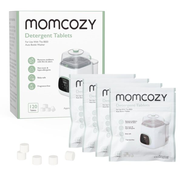 Momcozy Flaschenreiniger-Tabs – Babysicher & parfümfrei für KleanPal Pro