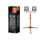 LEDVANCE LED Arbeitslicht 2x50W mit Tripod-Ständer – Kaltweiß für Werkstatt & Baustelle