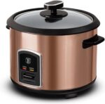 Berlinger Haus Reiskocher 1,8L Rose Gold – Elektrischer Reiskocher für 10 Portionen