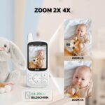 GHB Babyphone mit Kamera 720P HD – Sicherer Baby Monitor mit 15h Akku & Nachtsicht – Bild 5