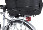 TRIXIE Fahrradkorb Long für Hunde bis 8 kg – Sicherer Gepäckträgerkorb mit Metallrahmen