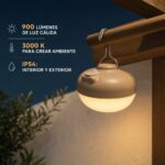 Newgarden Cherry LED Campinglampe – 900 Lumen mit Magnet, Haken & Fernbedienung – Bild 3