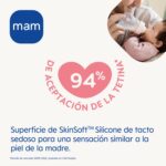 MAM Glasflasche 260 ml mit Silikon-Sauger – Babyflaschen für 2–4 Monate – Bild 3