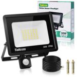 Tailcas LED Flutlicht 30W mit Bewegungsmelder – IP66 Außenstrahler für Garten & Garage