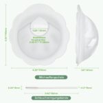 haakaa Petal Soft Silikon-Milchauffangbecher – Auslaufsicher & diskret, 2er Set – Bild 2