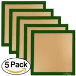 Bright Kitchen 5er Set Silikon-Dörrbleche 14×14 cm – Antihaft-Fruchtleder für Excalibur – Bild 3
