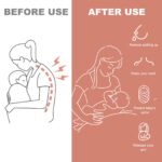 JOVELL Stillkissen Ergonomisch mit Baumwollbezug – Maschinenwaschbar für Mutter & Baby – Bild 8