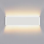 Lureshine Wandlampe 40cm 16W Aluminium – Up & Down LED Wandleuchte Warmweiss 3000K