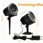 3D Halloween Projektor Outdoor – Dynamische Geistereffekte mit LED-Technologie für Haus & Garten – Bild 7