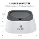 ELS PET Hundenapf 1L mit Schwimmdeckel – Auslaufsicher für Auto & Zuhause – Bild 6