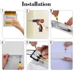 Lightess 40cm LED Wandleuchte 18W – Warmweiss Up Down Flurlampe IP44 für Innen – Bild 7